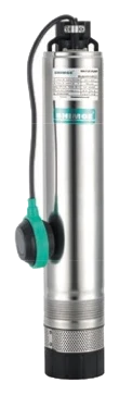Pompe SHIMGE 4NKm, pompe immergée intégrée inox pour puits et cuves