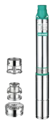 Pompe SHIMGE 4SE(m)-T, pompe de forage immergée 4" démontable