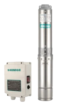 Pompe SHIMGE 4TYP, pompe de forage solaire 4" série p