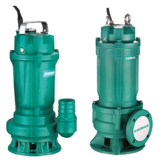 Pompe SHIMGE WQ(D)-L, pompe submersible fonte pour eaux usées
