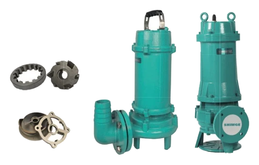 Pompe SHIMGE WQ-QG, pompe submersible broyeuse